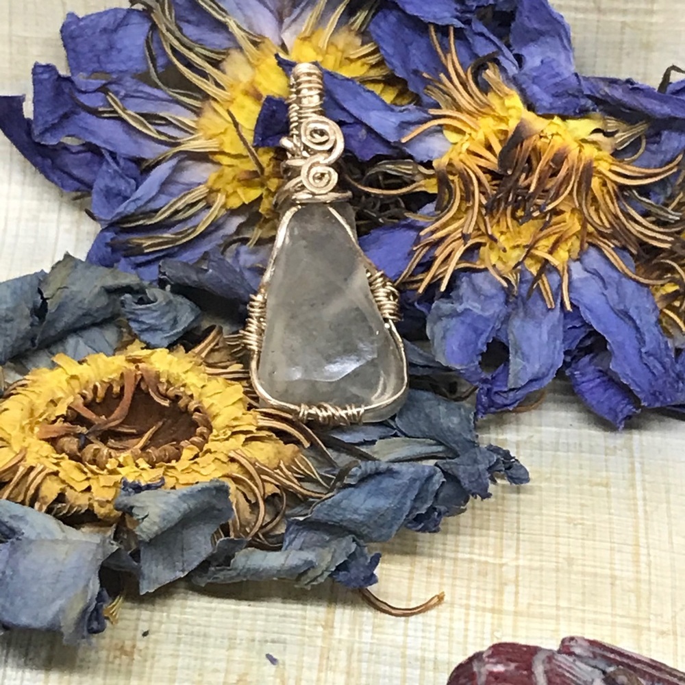 SOLD ❗️Libyan Desert Glass 12k goldfill pendant